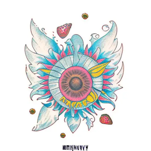 Strawberry Sunflower