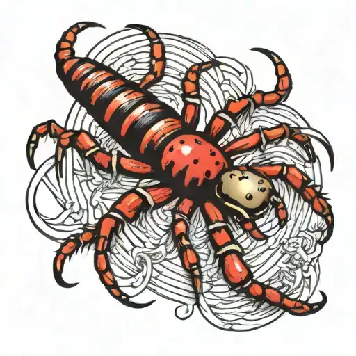 Spider Centipede Crawling