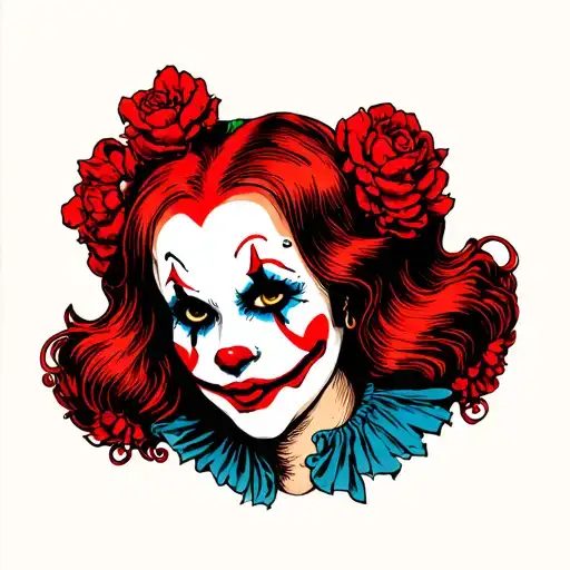 Evil Clown Woman