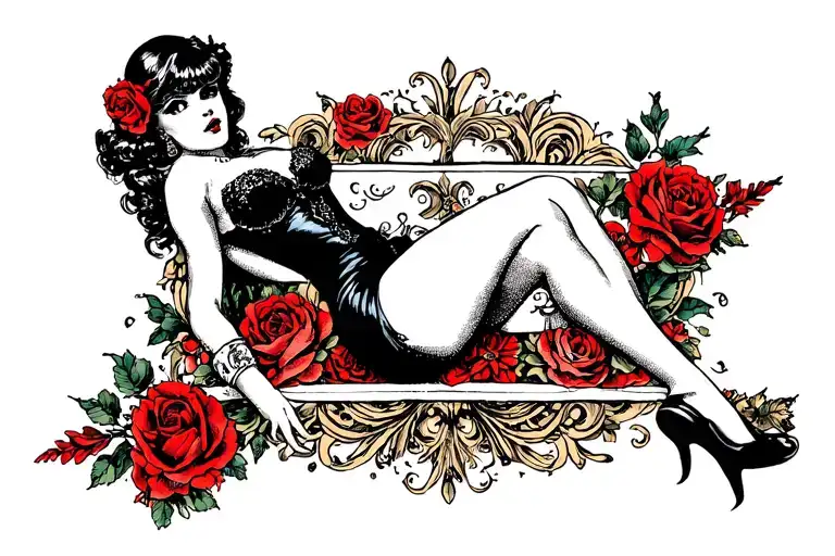 Goth Pin Up Girl