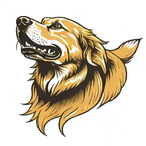 American Traditional Golden Retriever