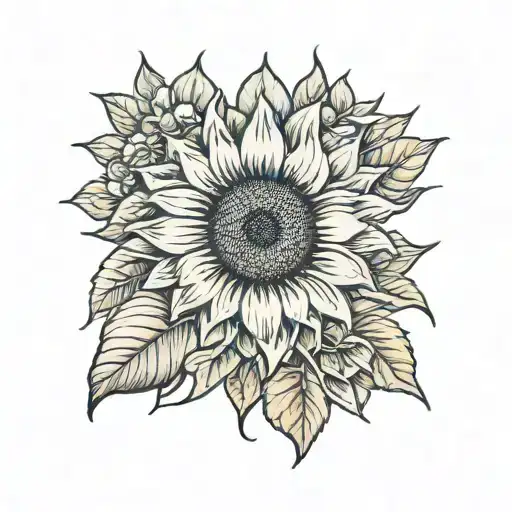Sunflower With Name Incorporated