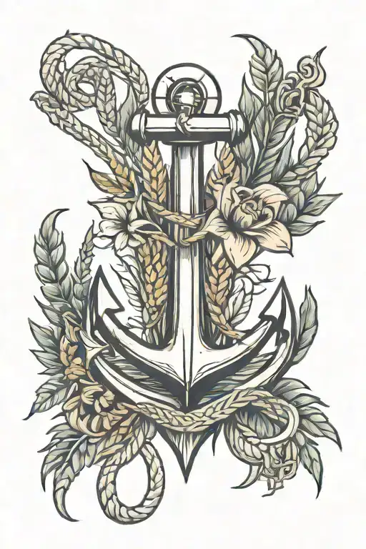 Anchor And Wheat