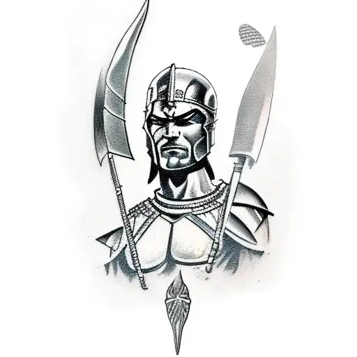 Spartan Warrior In The Future