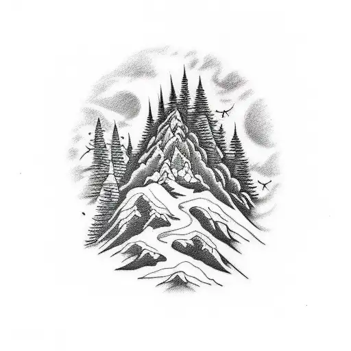 I Want A Forest With Cliff The On The Top There Are Japenice House