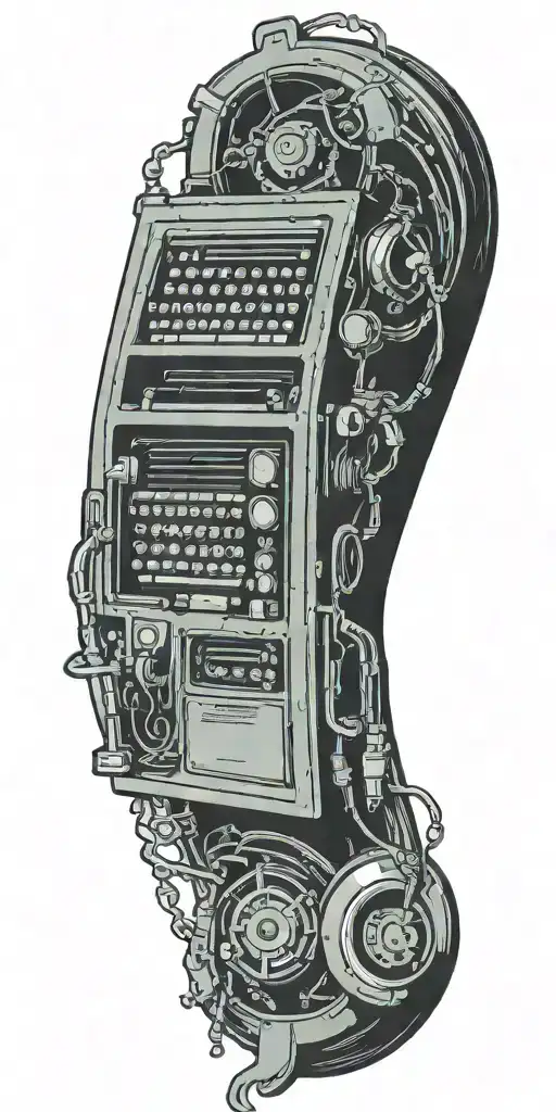 Computer Code Flowing