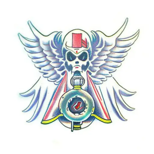 Angel Y Demonio Abrazados A Daga