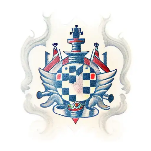 Chess With Ukrainian Emblems