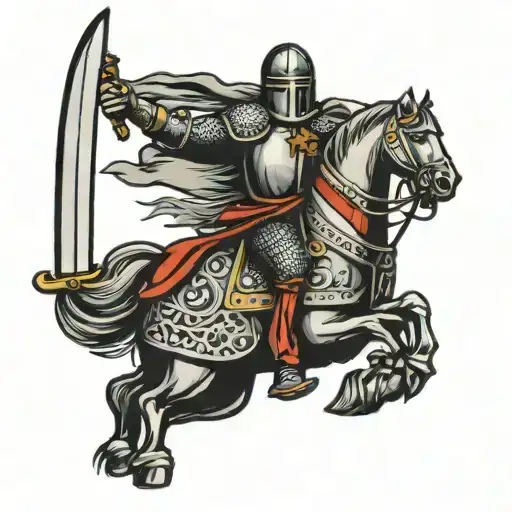 Knight With Sword