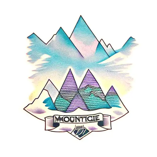 Mountain Ridge Skyline