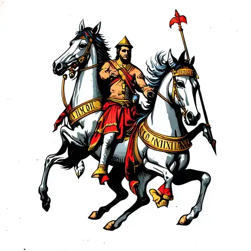 Roman Numeral 4 Horsemen Of The Apocalypse