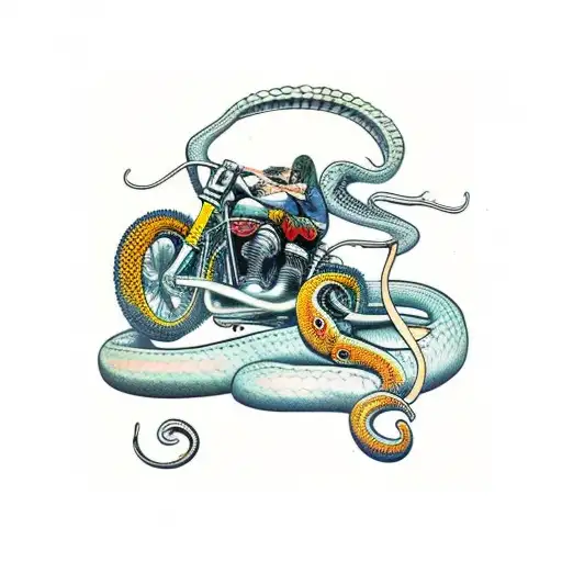 Death Motorcycle Snake