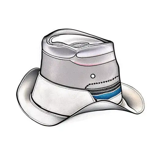 Cowboy Hat Resting On Cowboy Boots