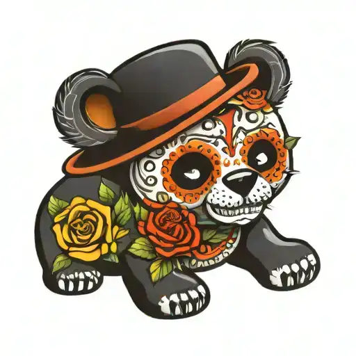 Sugar Skull Teddy Bear
