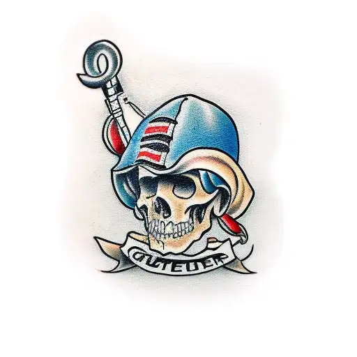 Gangster With Hood And Guns