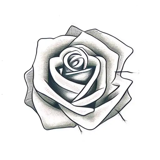 Barbed Wire Stem Rose With A Snake