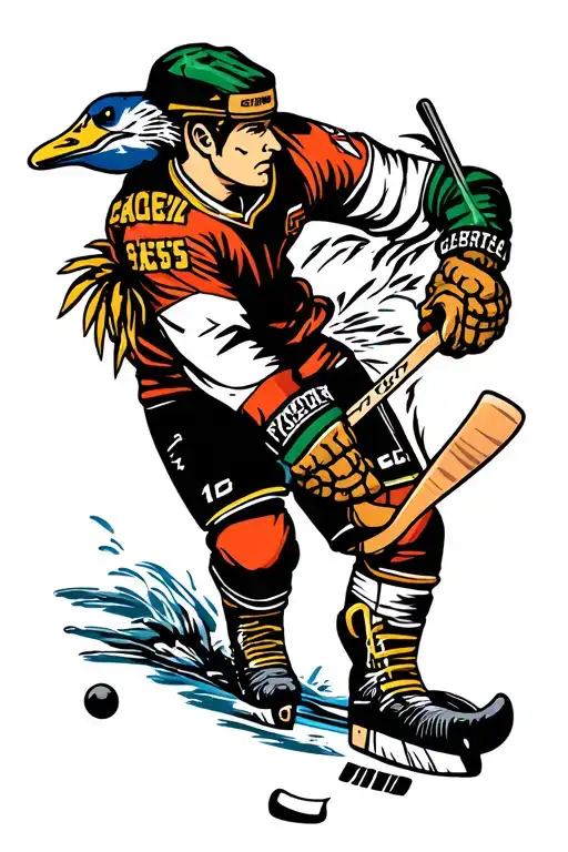 Ice Hockey And Duck Hunting
