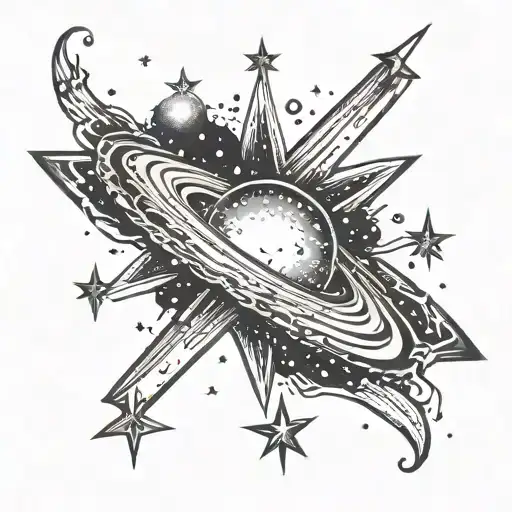 Galaxy Filled With Stars