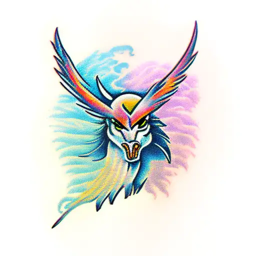 Phoenix With Centaur