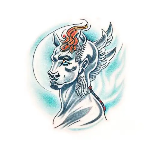 Centaur With Phoenix