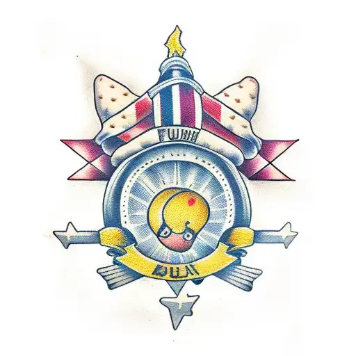 French Buldog And Sunset