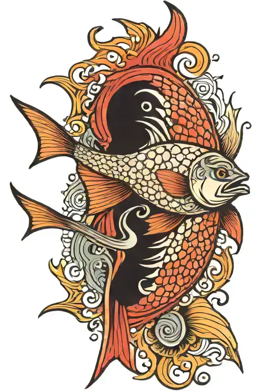 Fish With Long Syrup