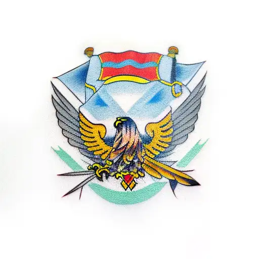 Hawk From Kazakh Flag