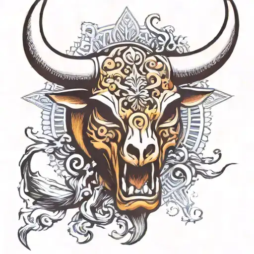 Bull And Skull