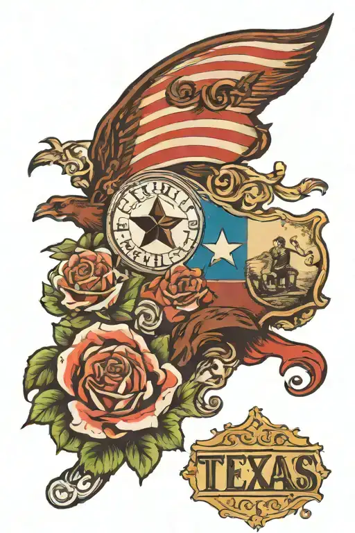 Texas Theme Sleeve