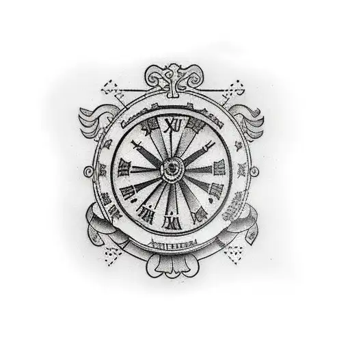 Scroll With Roman Numeral Xxiii