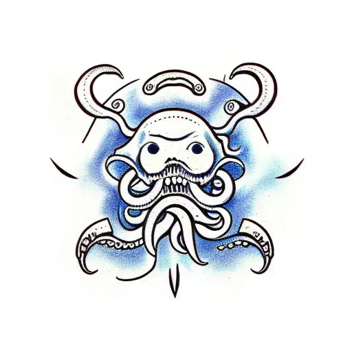 Kraken Taking Down Ship