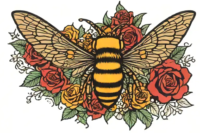 Flower Crown Queen Bee