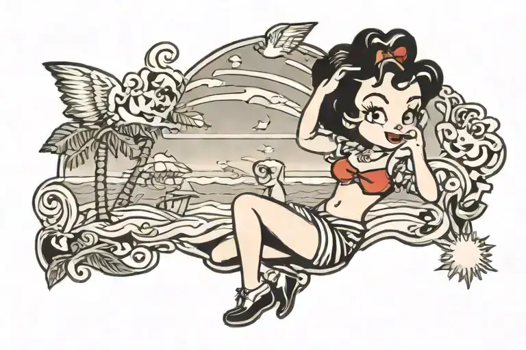 Betty Boop Beach