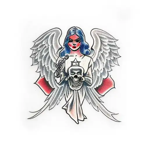 Guardian Angel And Angel Of Death