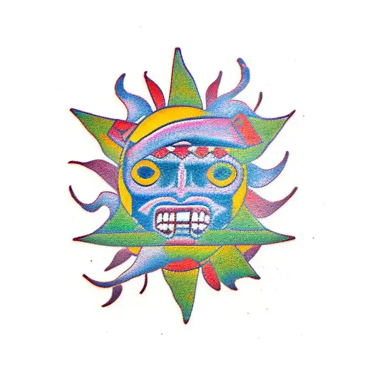 Aztec Sun God