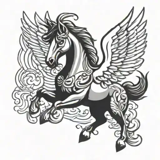 Pegasus Horse With Wings
