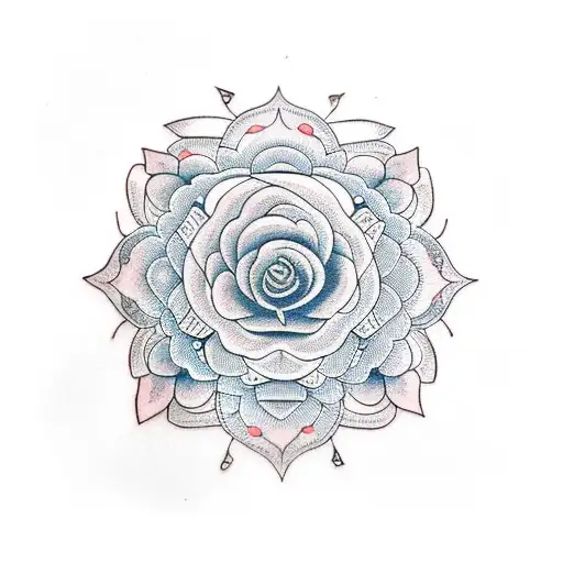 Rose Mandala Sternum