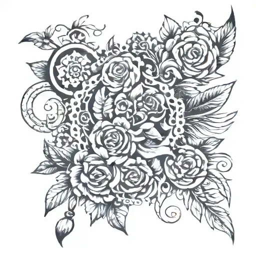 Gypsy Country Symbols Sleeve