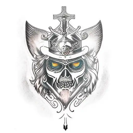 Gates Of Valhalla With Odin And Freyja