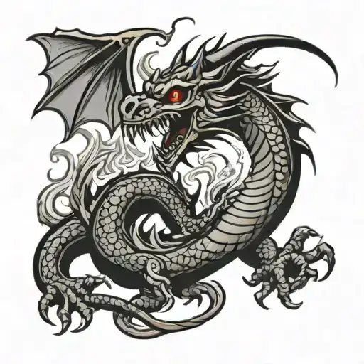 Dragon Breathing Fire