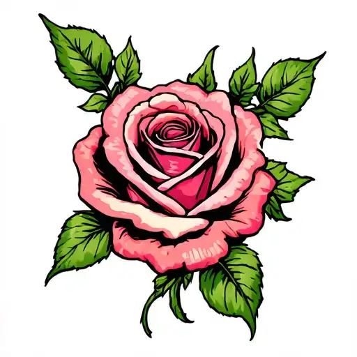 Name And Rose Wrapped