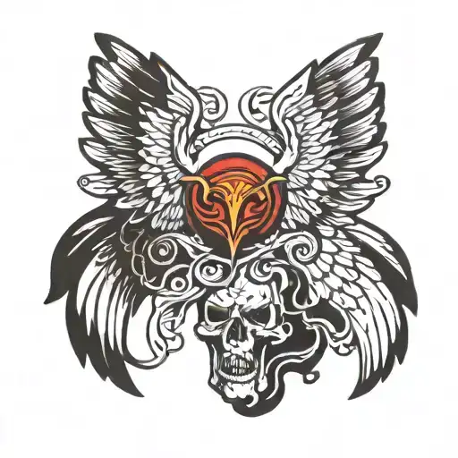 Good Vs Evil Wings Spread