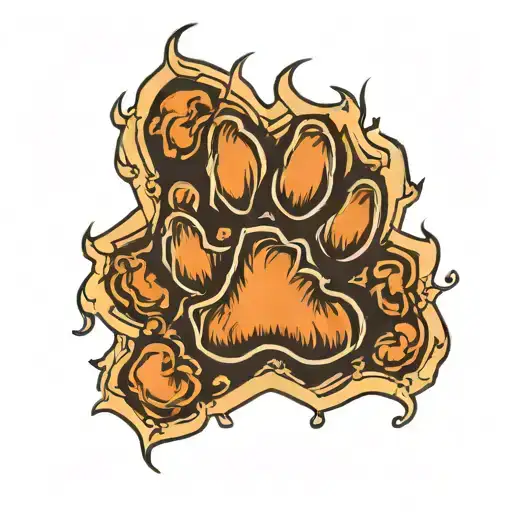 Dog Paw Print