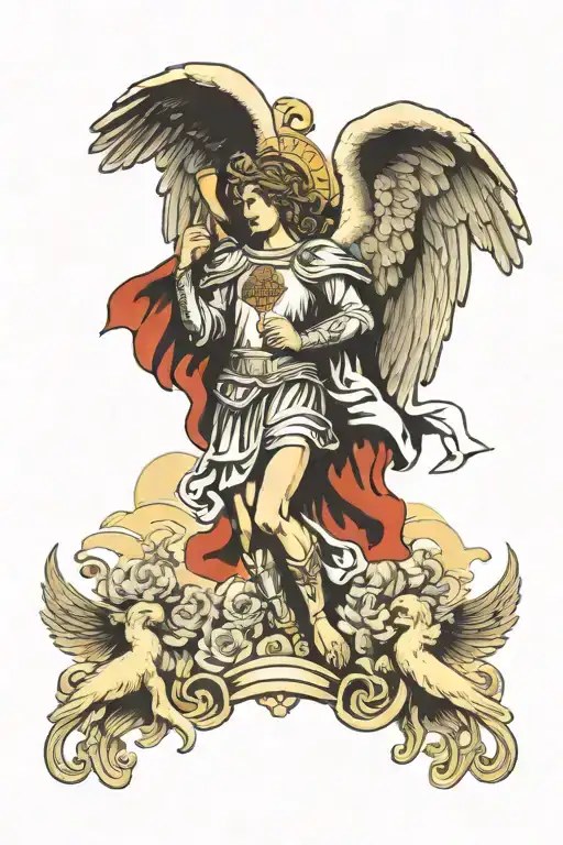St Michael Arch Angel Wings