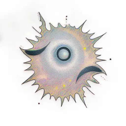 Black Hole Eating Galaxy