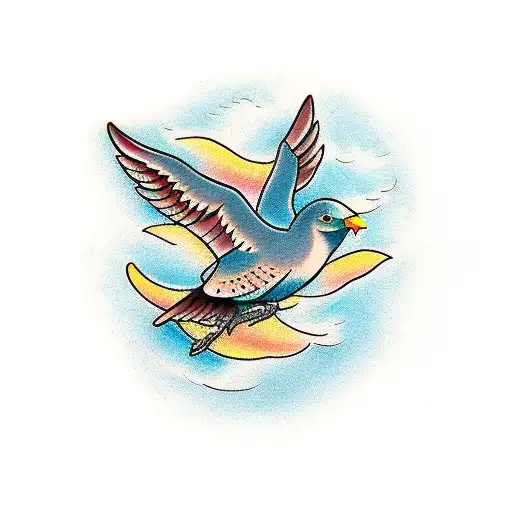 Bird Saying Leave What's Heavy Behind