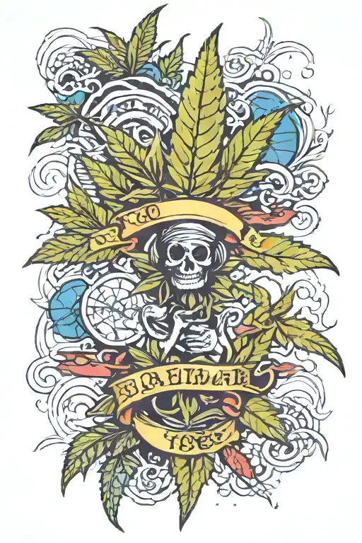 Cannabis Travel Money Beer Sea Success Happiness