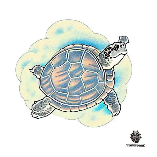 Turtle Runing Through Peanut Butter