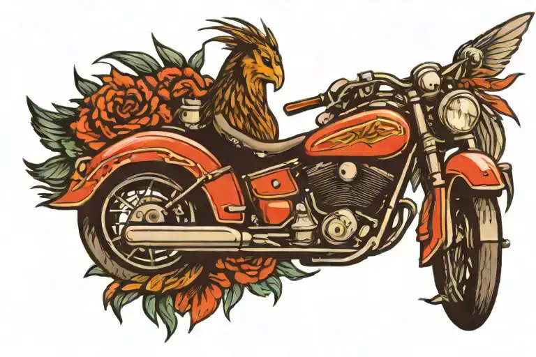 Motorcycle Wing Attached