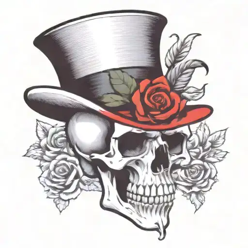 Skull And Top Hat